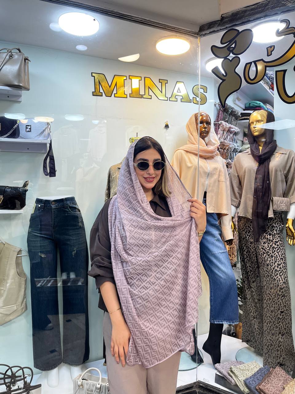 شال فندی وارداتی